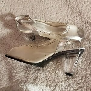 Cinderella's glass slipper. Ready for the prom